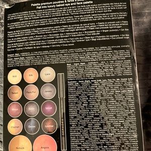 Sephora Palette premium Fall into luxury baked eye & face palette